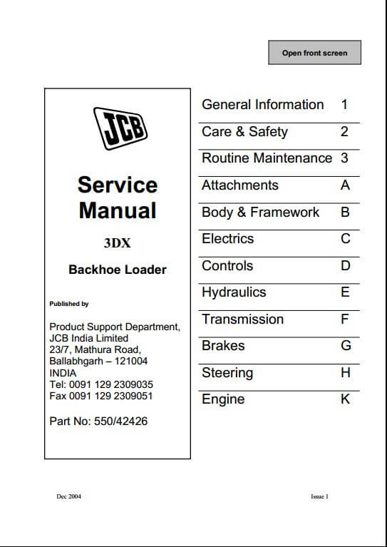 Groen hy-3e service manual