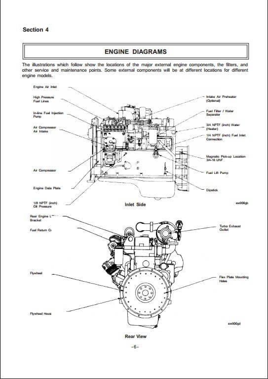 Jcb Cummins 4b 3 9    6b 5 9 Engine Service Repair Manual