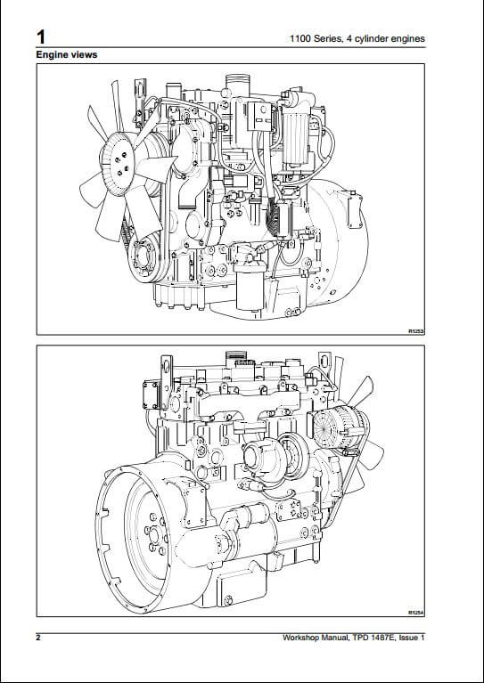 Perkins 1100 Series Engine Service Repair Manual