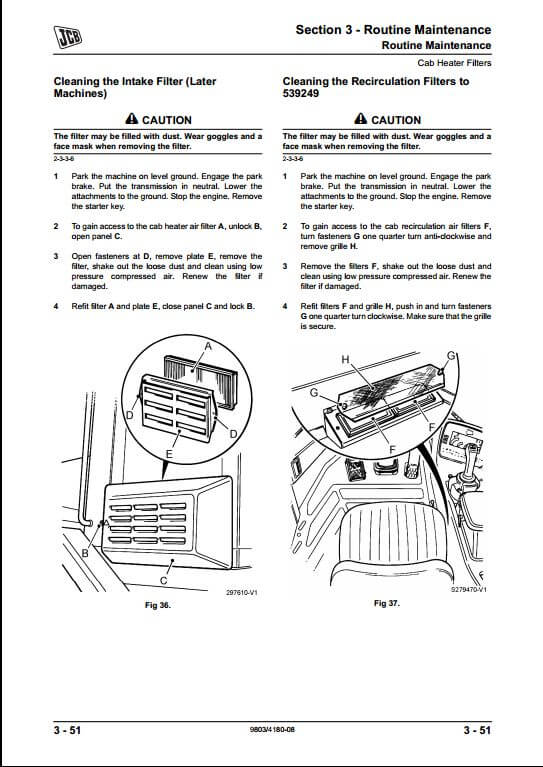 Jcb 446 456 Wheeled Loader Service Repair Manual
