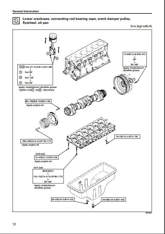 Isuzu Diesel Engine AA-6SD1T Workshop Service Repair ... bobcat skid loader parts diagrams 