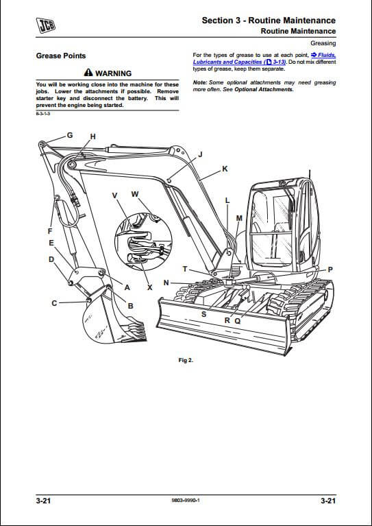 Jcb 8085 Midi Excavator Service Repair Manual