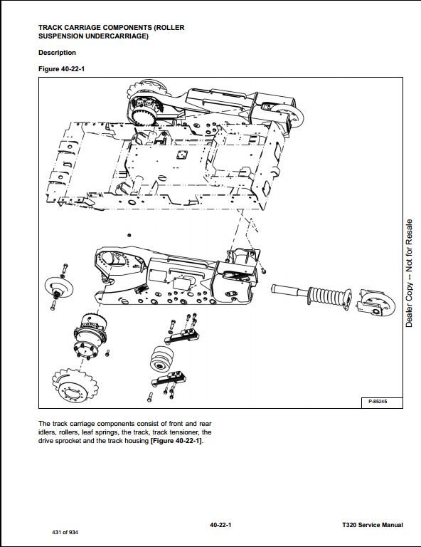 Bobcat T320 Compact Track Loader Service Repair Workshop ... bobcat t320 parts diagram 