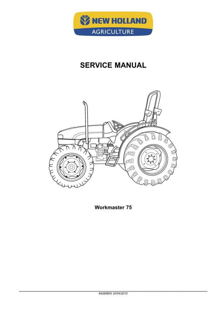 New Holland Workmaster 75 Tractor Service Repair Manual ...