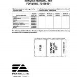 Fiat-Allis FR11 Wheel Loader Service Repair Manual