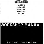 ISUZU AI-4JJ1X,AJ-4JJ1X,BJ-4JJ1X,BU-4JJ1T Engine Workshop Manual