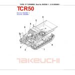 Takeuchi TCR50 Dump Carrier Part Manual Serial No.30520001-