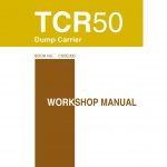 Takeuchi TCR50 Dump Carrier Workshop Manual Serial No. 30520002 ~