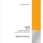 Case CX55B Tier 4 Crawler Excavator Service Manual