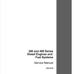 Case 300 and 400 Series Diesel Engines Service Manual