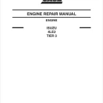 Case ISUZU 4LE2 TIER 3 ENGINE Service Manual