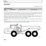 Volvo A40E Articulated Haulers Service Manual