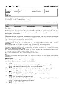 Volvo A60H Articulated Haulers Service Manual