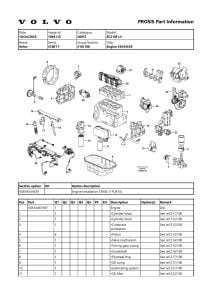 Volvo EC210F L5 Excavators Part Manual