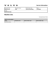 Volvo EC21OF NL5 Excavators Service Manual