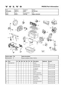 Volvo EC21OF NL5 Excavators Part Manual