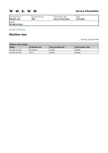 Volvo EC220D LR Excavators Service Manual