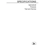 John Deere Agricultural Product DB1216 1999 Specifications Manual