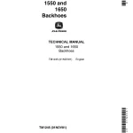 John Deere 1550 1650 Backhoes Technical Manual