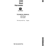 John Deere 4300 Beet Harvester Technical Manual