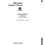 John Deere 1000 Series Crawler Tractors Service Manual