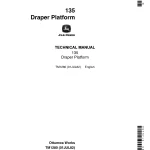 John Deere 135 Draper Platform Technical Manual