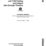 John Deere 7000 7100 Drawn and Conservation Technical Manual