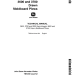 John Deere 2600, 2700 and 2800 Moldboard Plows Technical Manual