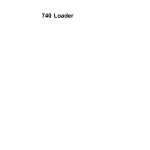 John Deere 740 Loader Technical Manual