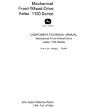 John Deere Mechanical Front Wheel Drive Axles 1100 Series Technical Manual
