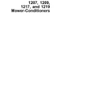 John Deere Mover Conditioner 1207 1209 1217 1219 Technical Manual