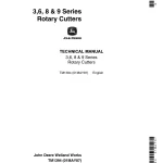 John Deere Rotary Cutters 3 6 8 9 Series Technical Manual