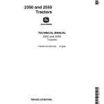 John Deere Tractors 2350 2550 Technical Manual