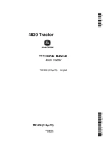 John Deere Tractors 4620 Repair Manual