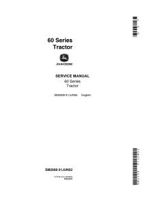 John Deere Tractors 60 Series Service Manual