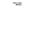 John Deere Waterloo Works Cam Lobe Motors Technical Manual