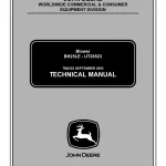 John Deere Blower BH25LE UT26523 Technical Manual
