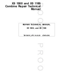 John Deere Combine X9 1000 1100 01JUL20 TM154519 Technical Manual
