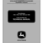 John Deere Front Mower 1420 1435 1445 1545 1565 tm1806 Technical Manual