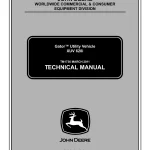 John Deere Gator Utility Vehicles XUV 620i TM1736 Technical Manual