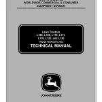 John Deere Lawn Tractors L100 L108 L110 L111 L118 L120 L130 tm2026 Technical Manual