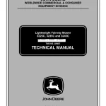 John Deere Lightweight Fairway Mower 3225C 3235C 3245C tm2105 Technical Manual