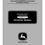 John Deere Mini Frame Z-Trak 717A 727A tm2139 Technical Manual