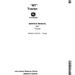 John Deere Tractor MT Service Manual