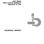 John Deere Crawler Bulldozer 400G tm1411 Technical Manual