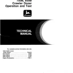 John Deere Crawler Dozer 750B 850B tm1332 Techincal Manual
