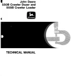 John Deere Crawler Loader 550B 555B tm1331 Technical Manual
