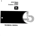 John Deere Crawler Loader JD855 tm1165 Technical Manual