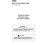 John Deere Drive To Tree Shear Head FB20 tmf435784 Technical Manual