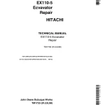 John Deere Excavators Hitachi Ex110-5 TM1733 Technical Manual